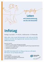 Eigenständig Leben mit Unterstützung: Neues Wohnprojekt in der Volkmannstraße - Infotag am 4. Juli 